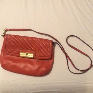 Coach coral crossbody bag